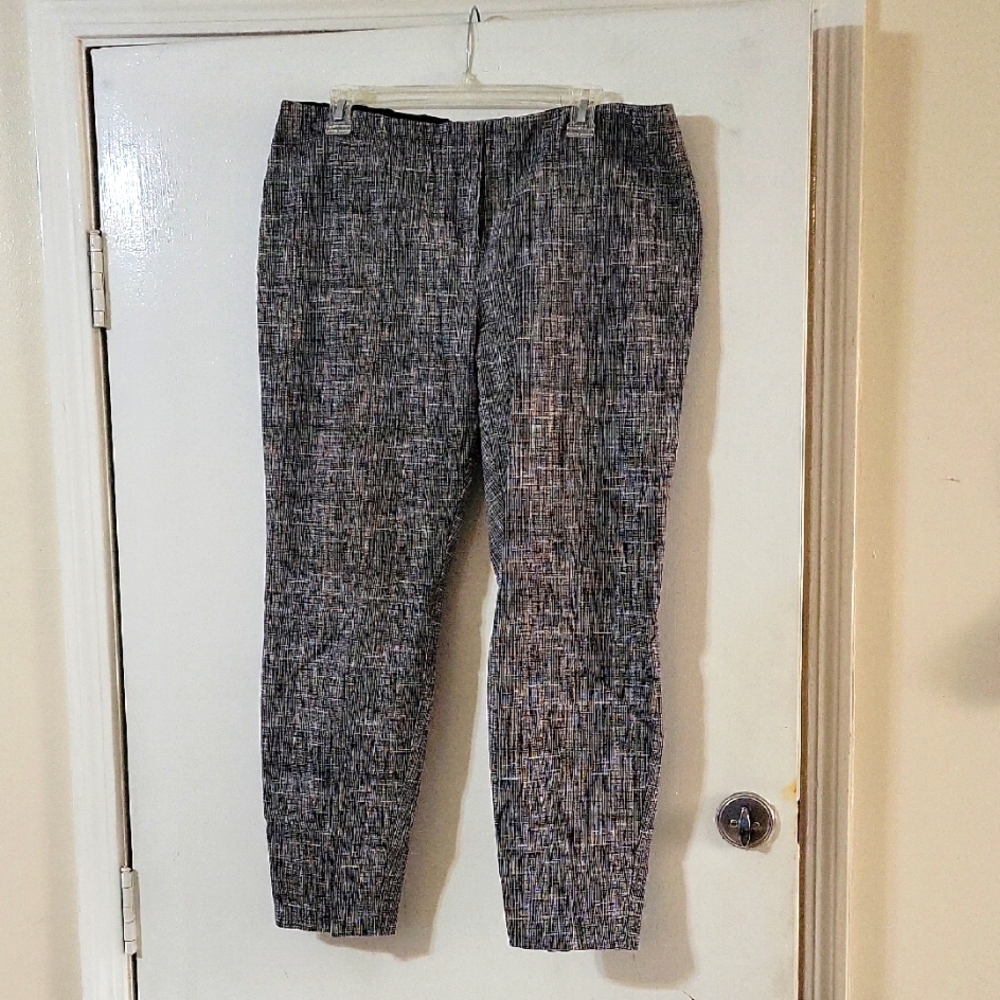 Alfani Black and Gray Dress Pants with Classic Style